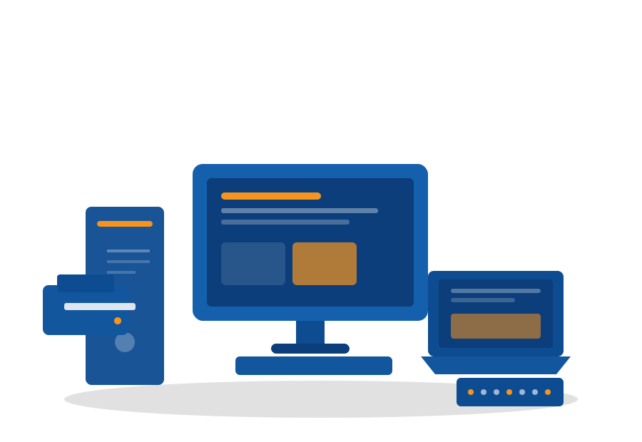 Illustration équipements informatiques